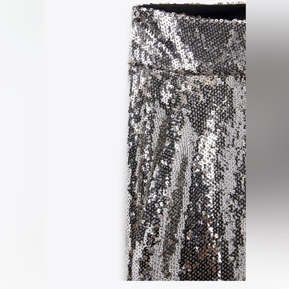 Zara straight leg sequin pants - Picture 4 of 5